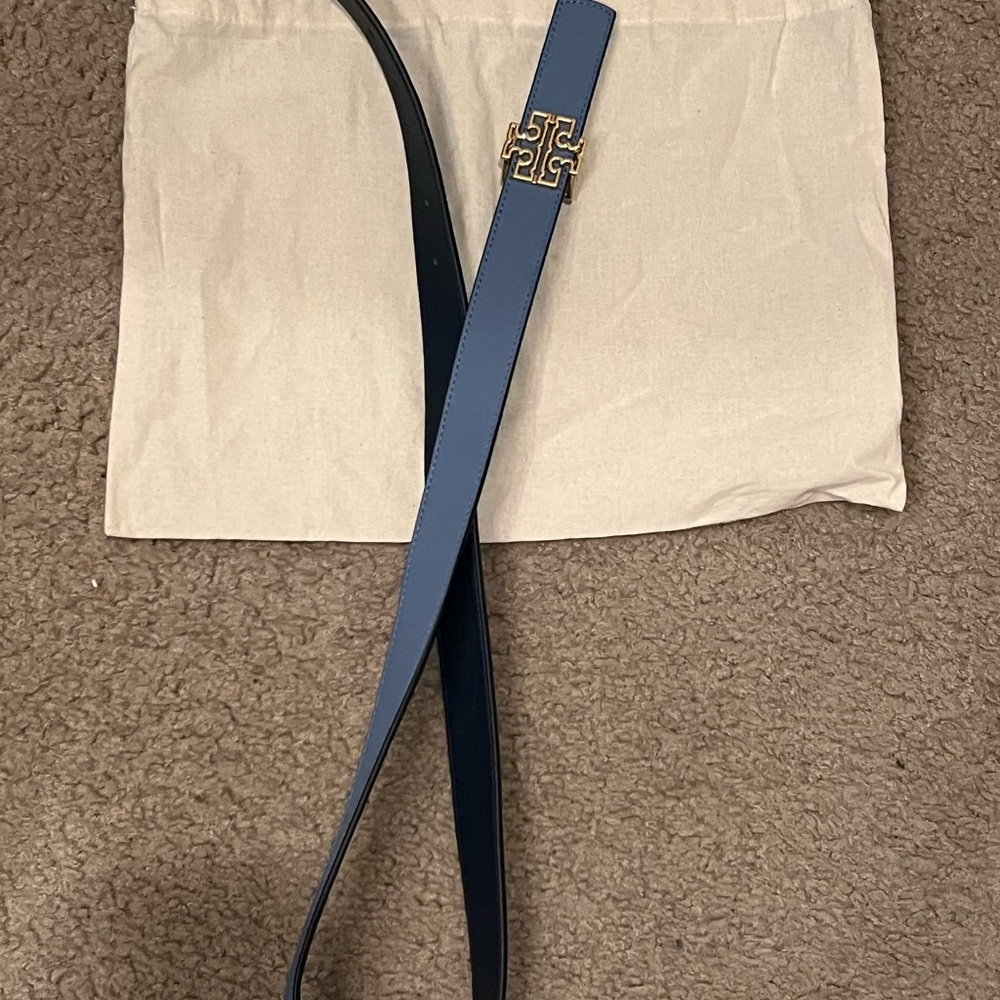 Reversible Britten logo belt 1 inch Tory Burch